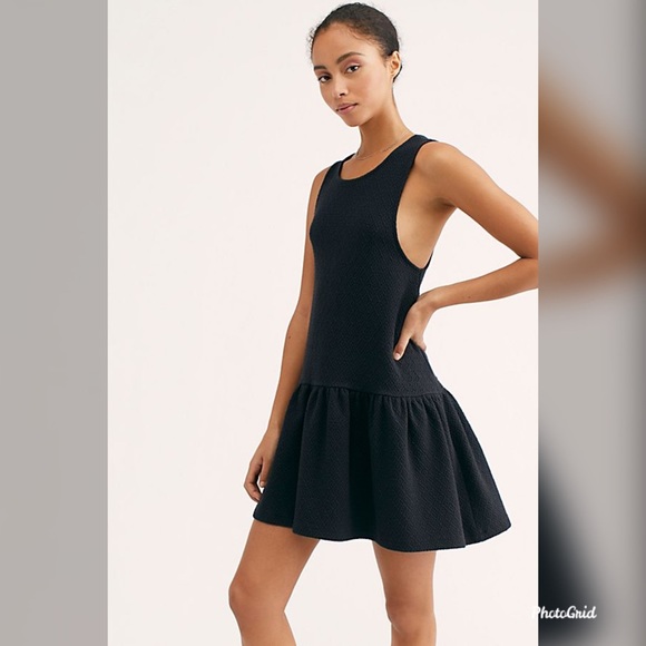 Free People Dresses & Skirts - NWT Free People Black Easy Street Mini Tank Dress